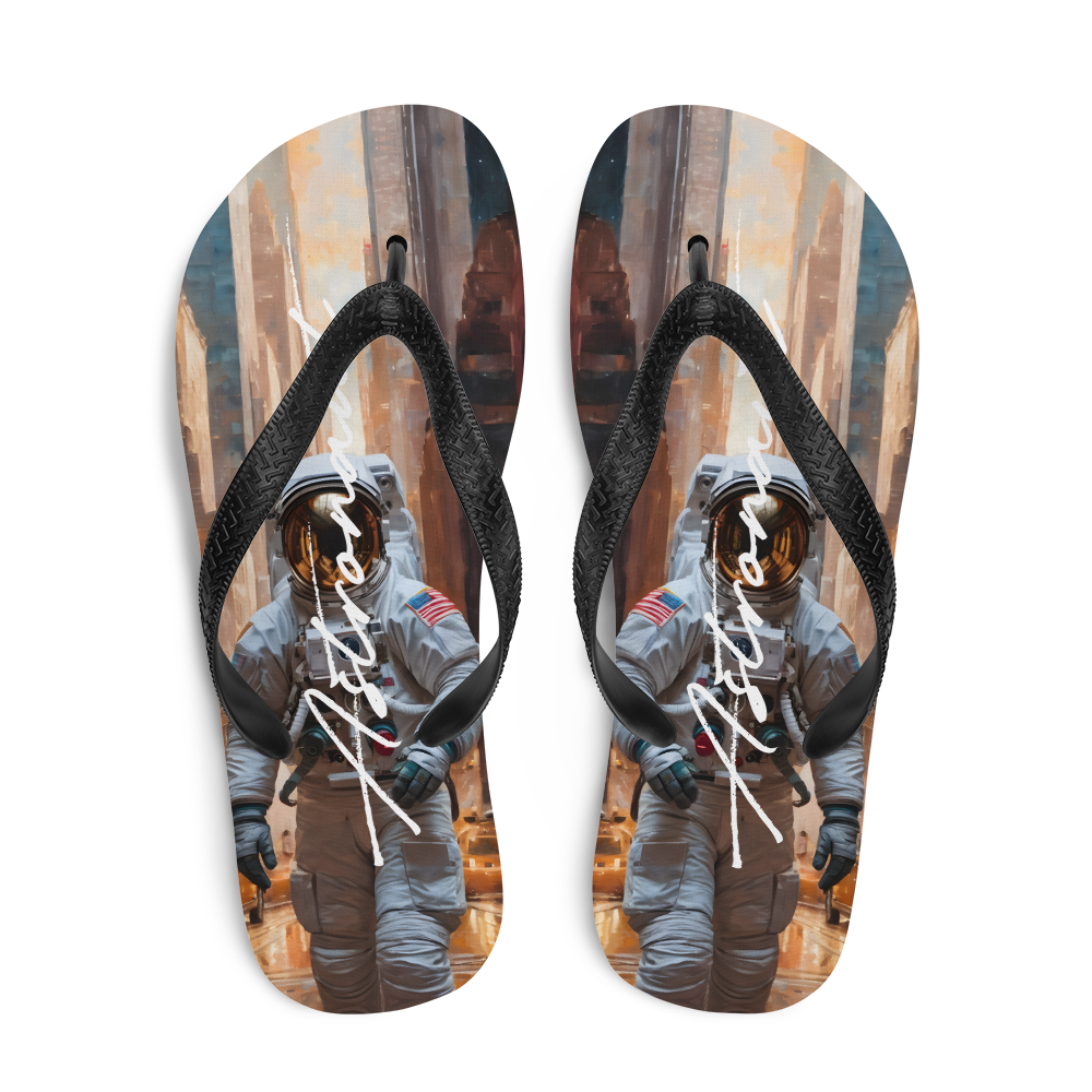 Astronaut Urban Flip Flops