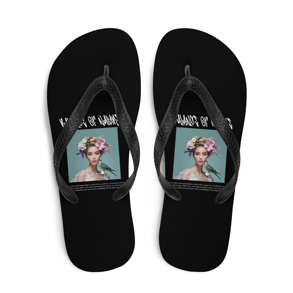 Balance of Nature Flip Flops