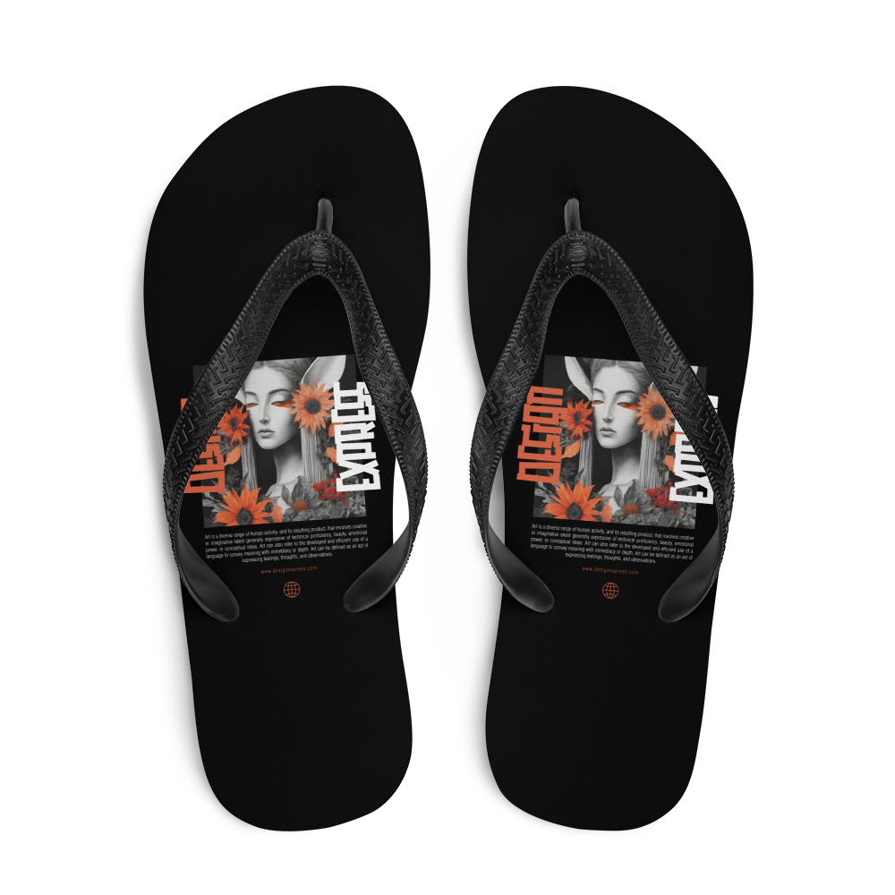 S DE Art Series 001 Flip Flops by Design Express