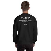 Freedom is the oxygen of the soul Unisex Sweatshirt