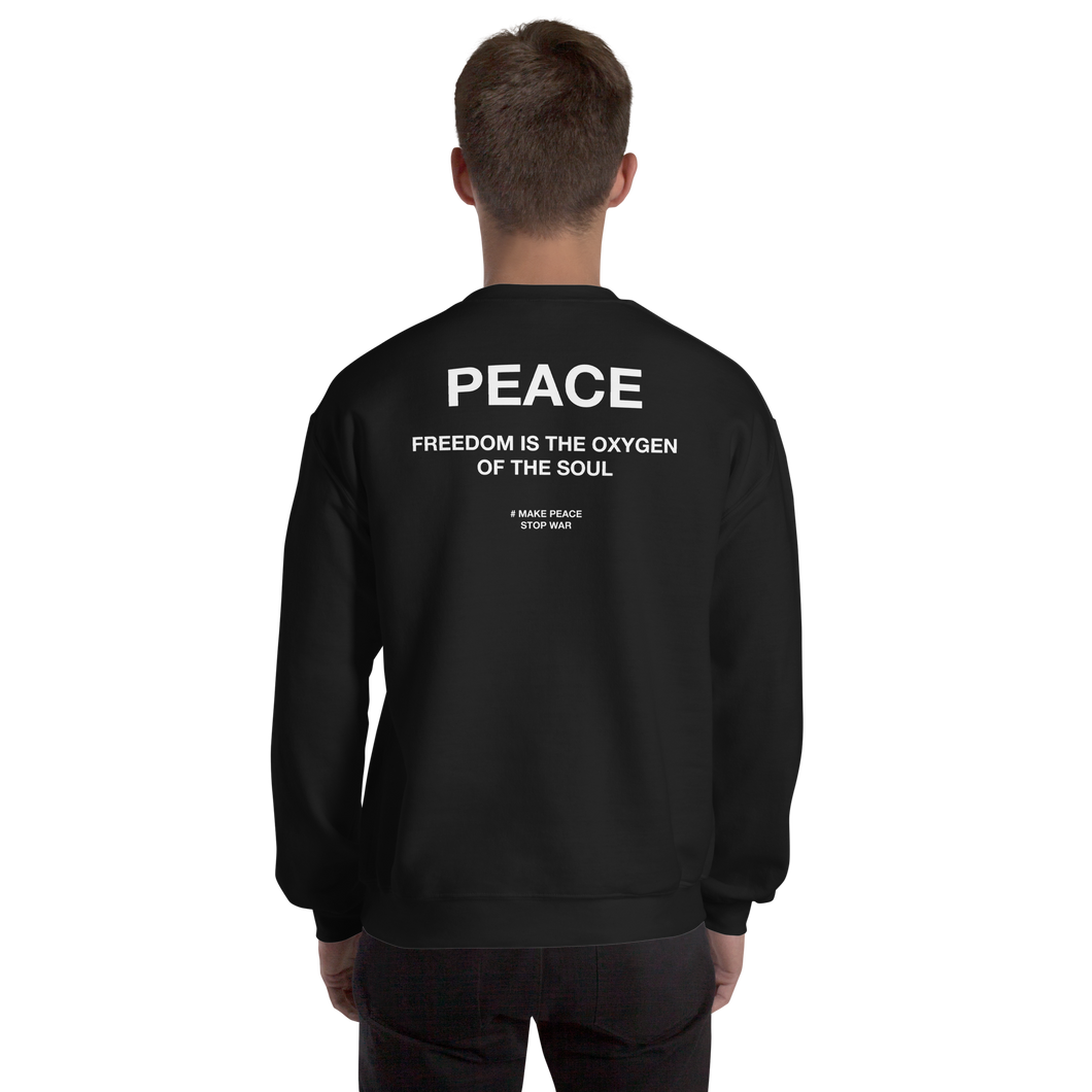 Freedom is the oxygen of the soul Unisex Sweatshirt