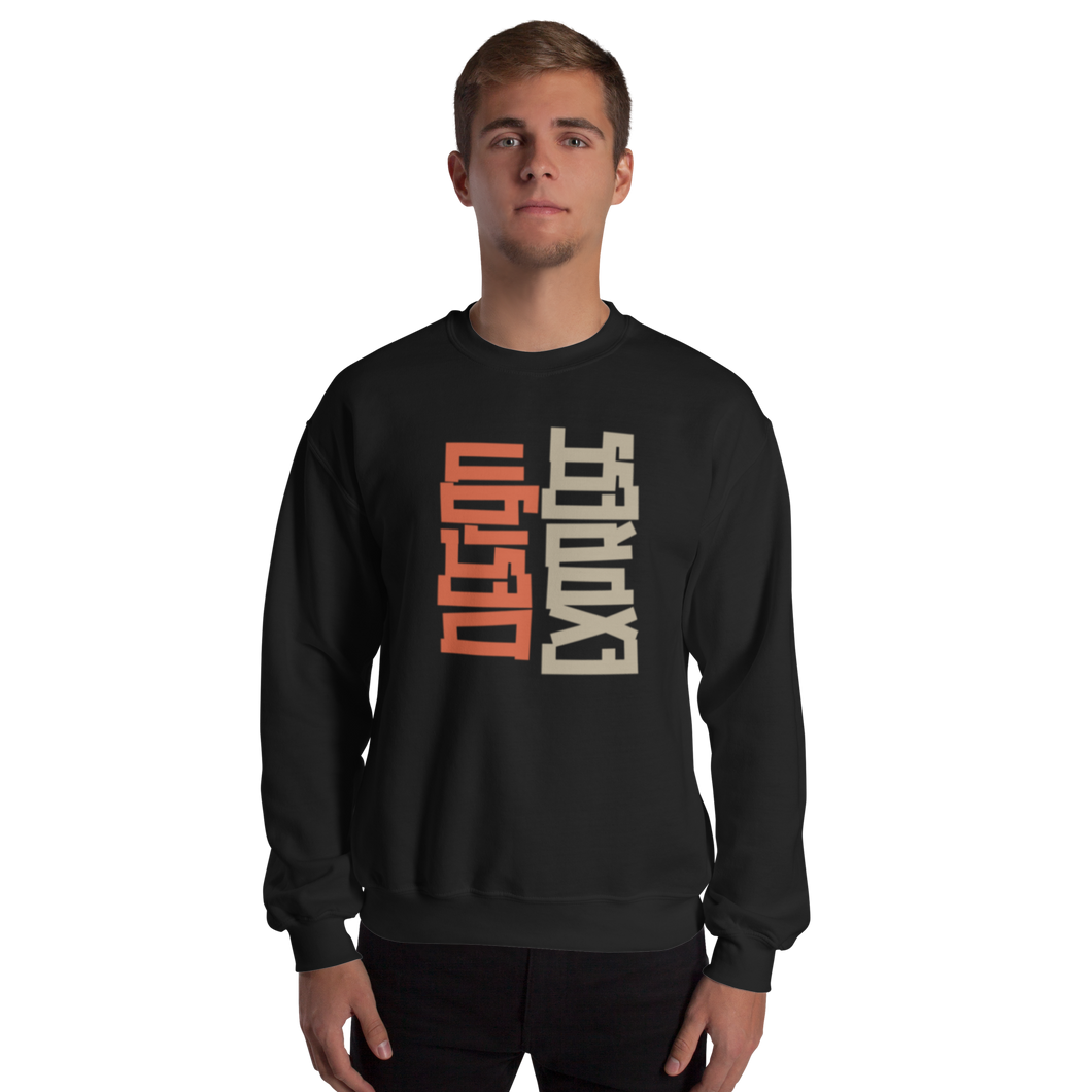 Design Express Typography Unisex Sweatshirt