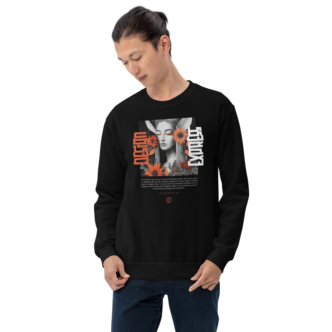 DE Art Series 001 Unisex Sweatshirt Front Print