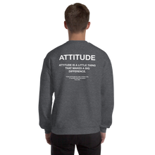 Dark Heather / S Attitude Unisex Sweatshirt by Design Express