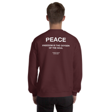 Freedom is the oxygen of the soul Unisex Sweatshirt
