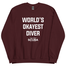 World's Okayest Diver Unisex Sweatshirt