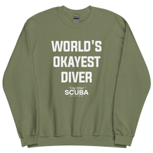 World's Okayest Diver Unisex Sweatshirt