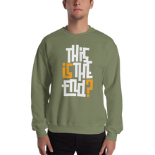 IS/THIS IS THE END? White Yellow Unisex Sweatshirt