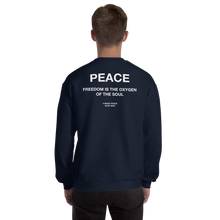 Freedom is the oxygen of the soul Unisex Sweatshirt