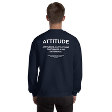 Navy / S Attitude Unisex Sweatshirt by Design Express