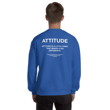 Royal / S Attitude Unisex Sweatshirt by Design Express