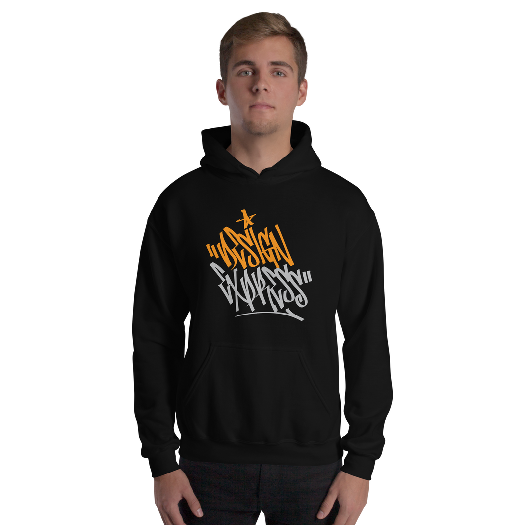 Design Express Graffiti Tags Unisex Hoodie