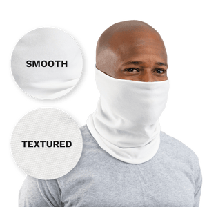 50-10000 Pcs White USA Face Defender Neck Gaiters Wholesale Bulk Lots Masks by Design Express