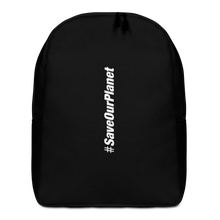 Default Title Save Our Planet Hashtag Minimalist Backpack by Design Express