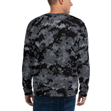 Dark Grey Digital Camouflage Unisex Sweatshirt by Design Express