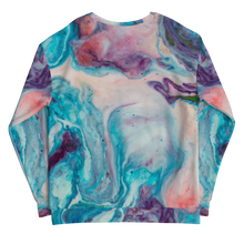 Blue Multicolor Marble Unisex Sweatshirt by Design Express