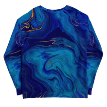 Blue Marble Unisex Sweatshirt by Design Express