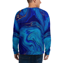 Blue Marble Unisex Sweatshirt by Design Express