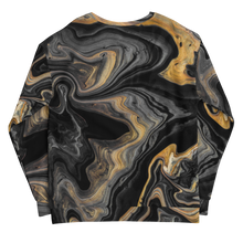 Black Marble Unisex Sweatshirt by Design Express