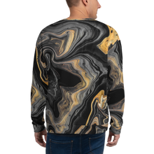 Black Marble Unisex Sweatshirt by Design Express