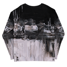 Black & White Abstract Painting Unisex Sweatshirt by Design Express