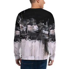 Black & White Abstract Painting Unisex Sweatshirt by Design Express