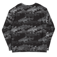 Grey Black Catfish Unisex Sweatshirt by Design Express