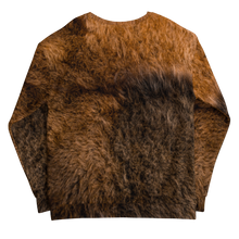 Bison Fur Print Unisex Sweatshirt by Design Express
