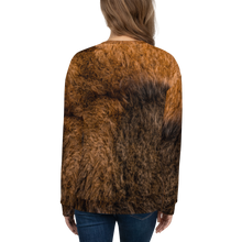 Bison Fur Print Unisex Sweatshirt by Design Express