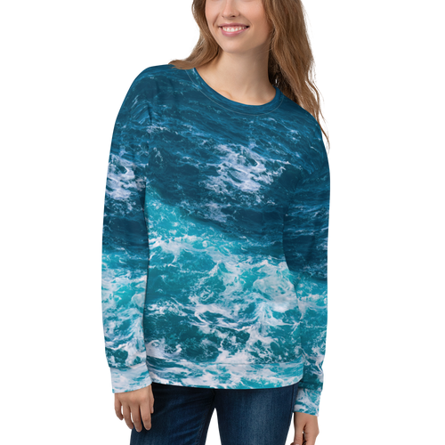 XS Ocean Wave Unisex Sweatshirt by Design Express