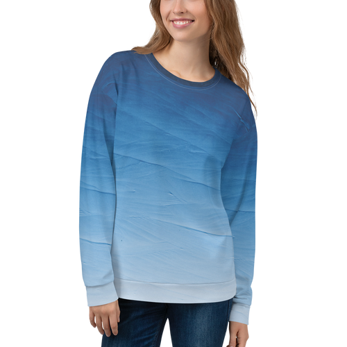 XS Shaded Blue Ocean Unisex Sweatshirt by Design Express