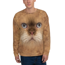 XS British Cat "All Over Animal" Unisex Sweatshirt by Design Express