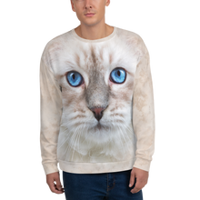 XS Siberian Kitten "All Over Animal" Unisex Sweatshirt by Design Express