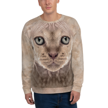 XS Devon Rex "All Over Animal" Unisex Sweatshirt by Design Express