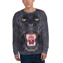 XS Black Phanter "All Over Animal" Unisex Sweatshirt by Design Express