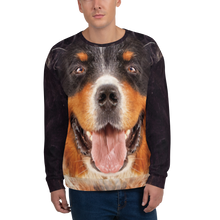 XS Bernese Mountain "All Over Animal" Unisex Sweatshirt by Design Express