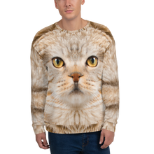 XS Scottish Fold "All Over Animal" Unisex Sweatshirt by Design Express