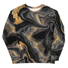 Black Marble Unisex Sweatshirt by Design Express
