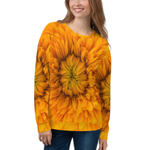 XS Yellow Flower Unisex Sweatshirt by Design Express