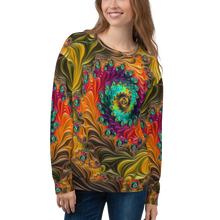XS Multicolor Fractal Unisex Sweatshirt by Design Express