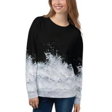 XS Black & White Water Unisex Sweatshirt by Design Express
