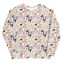 Soft Geometrical Pattern Unisex Sweatshirt by Design Express
