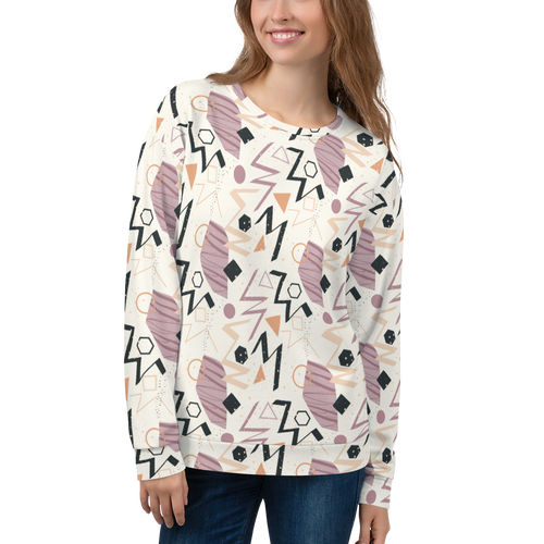 XS Mix Geometrical Pattern 02 Unisex Sweatshirt by Design Express