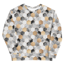 Hexagonal Pattern Unisex Sweatshirt by Design Express