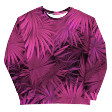 Pink Palm Unisex Sweatshirt by Design Express