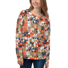 XS Mid Century Pattern Unisex Sweatshirt by Design Express