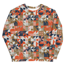 Mid Century Pattern Unisex Sweatshirt by Design Express
