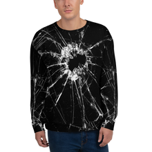 XS Broken Glass Unisex Sweatshirt by Design Express