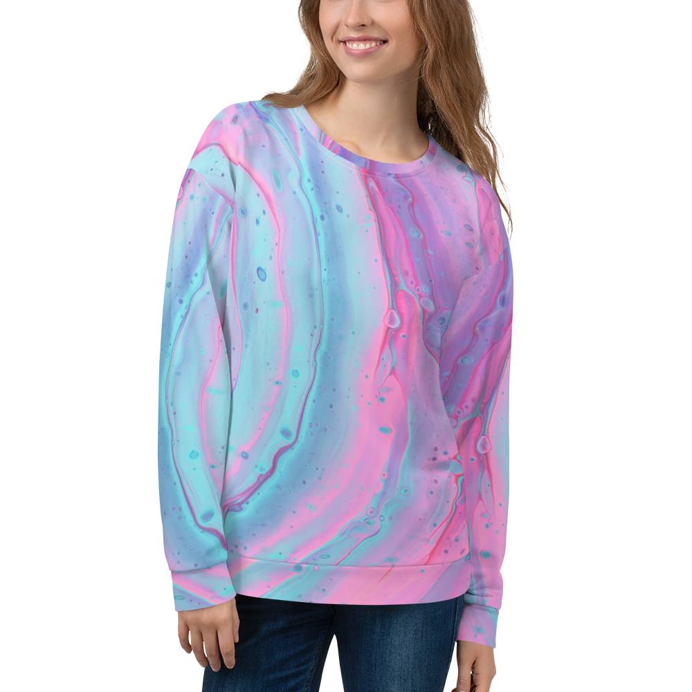 XS Multicolor Abstract Background Unisex Sweatshirt by Design Express