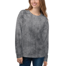 XS Soft Grey Fur Print Unisex Sweatshirt by Design Express